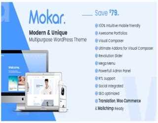Mokar - Modern Multipurpose WordPress Theme