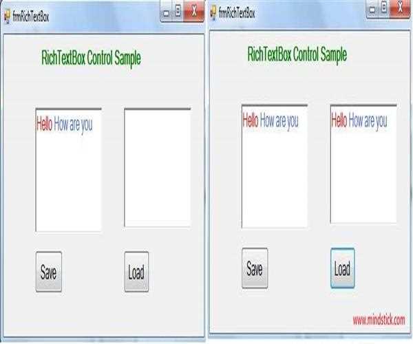 RichTextBox Control in C#.Net
