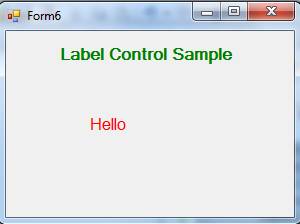A Label Control in VB.Net – MindStick