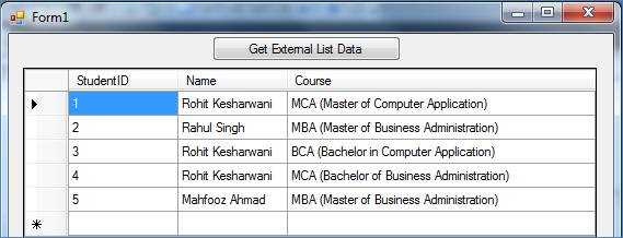 Read External List (BCS) from SharePoint 2010 using Client Object Model in C#