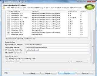 Create and Run an Android Application