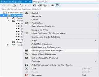 Code first approach in entity framework