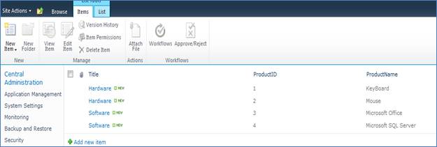 Insert, Update, Delete in SharePoint 2010 using LINQ – MindStick