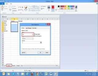 Dropdown Control in Excel