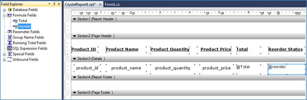 Formula Field in Crystal Report – MindStick