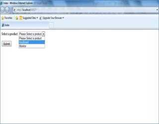 DropDownList control in MVC