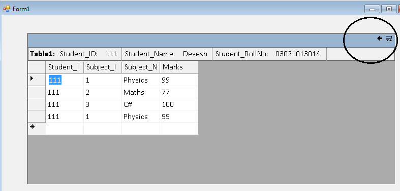 Nested Datagrid in C# winforms – MindStick