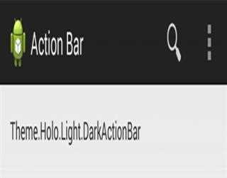 Styling the Action Bar in Andriod