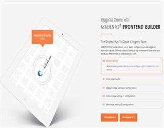 MGS Front-end Builder is available for Magento 2