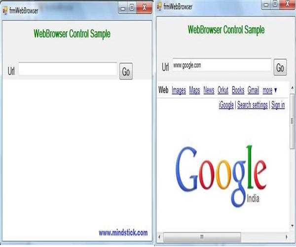 WebBrowser Control in C#.Net