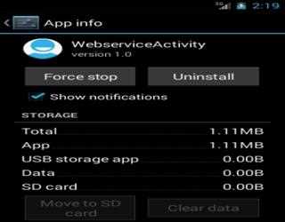 How to uninstall app from android device