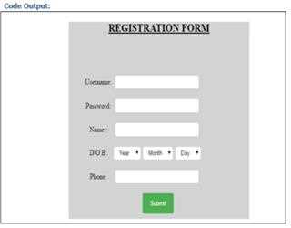Registration in PHP