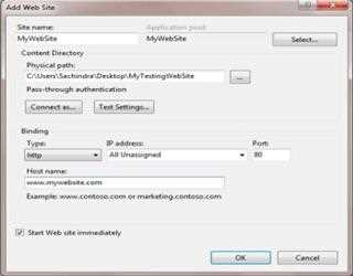 Host Asp.Net Application on IIS Web Server