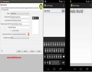 A Display Message on ButtonClick in a textView