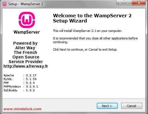 WAMP Server Installation in Windows