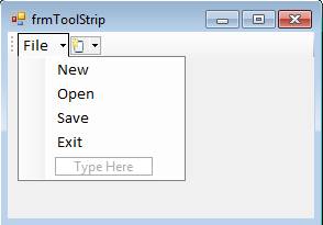 toolstrip vs menustrip