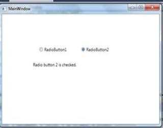 RadioButton Control in WPF