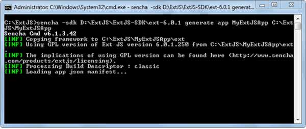 Using Sencha Cmd with Sencha Ext JS