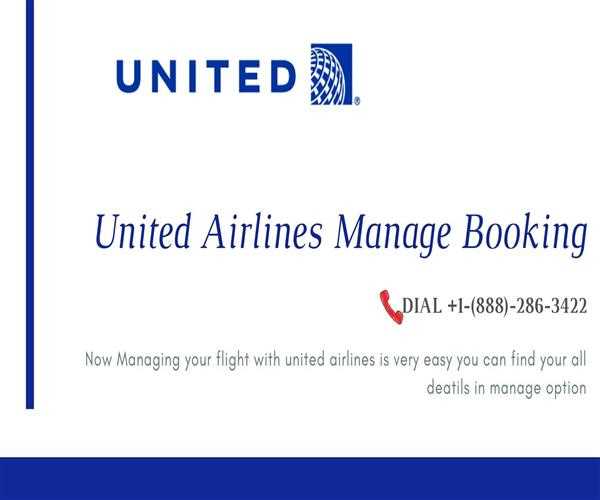 How do i manage my booking on united airlines? MindStick