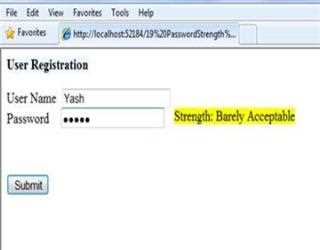 Ajax Toolkit PasswordStrength Control in ASP.Net