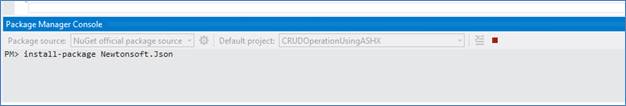 CRUD Operation using JQuery and Http handler (.ashx) in ASP.Net