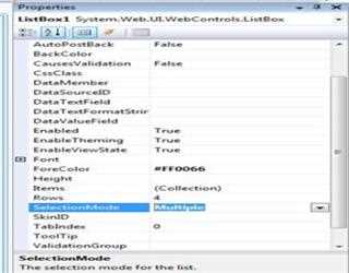 ListBox in ASP.Net