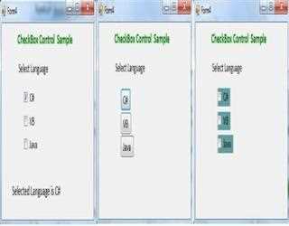 Checkbox Control in C#.Net