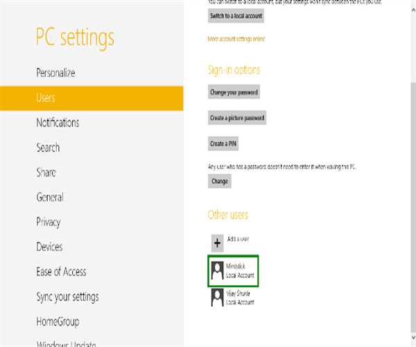 Create Local user in Windows 8 – MindStick