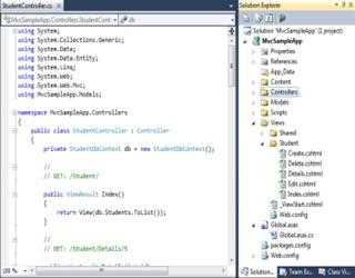 MVC Application using Razor View