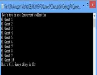 Concurrent Collections in C#