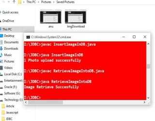 Working With BLOB(Binary Large Objects)