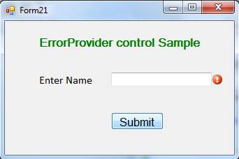 vb net error provider