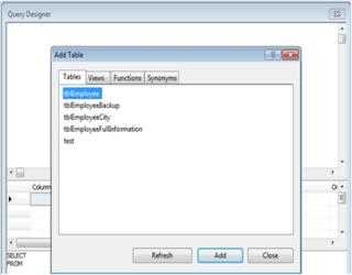 Design Query in Editor SQL Server 2008 R2