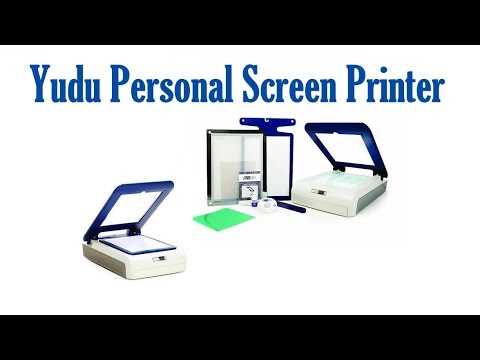Yudu screen printing machine for hassle free use