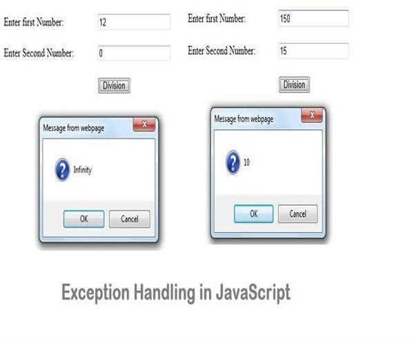 Exception Handling in JavaScript
