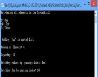 SortedList in C#