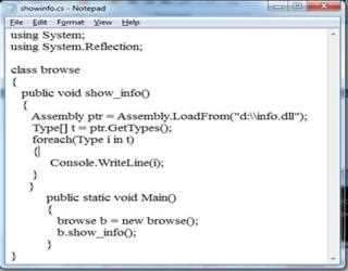 Reflection in C#.Net