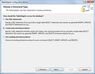 Creating the TableAdapter Using a Simplified Main Query