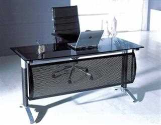 Glass desks enhancing home office beauty