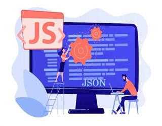 Explain the JSON in JavaScript image