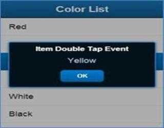 Events in List Component in Sencha Touch