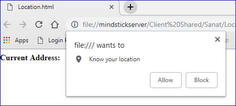 How to automatically fill our current location in the Places TextArea for my MVC application ?