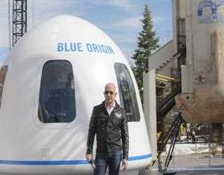 Jeff Bezos Along with his Brother Fly to Space in his Blue Origin!
