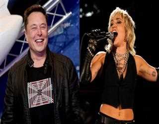 Elon Musk along with Miley Cyrus at Saturday Night Live.