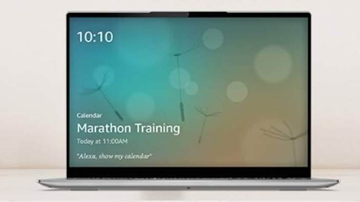 Turn your Lenovo Laptop into the Smart Display with Alexa's Show Mode.