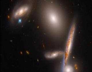 NASA celebrates the 32nd Anniversary of the Hubble Space Telescope with stunning galaxies image