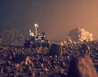 Curiosity, NASA's Mars rover, transmits a "picture postcard" from the Red Planet.