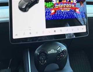Sonic is making its way to Tesla's in-car system