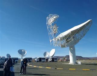 Mega telescope in South Africa focuses on the mysteries of the cosmos.
