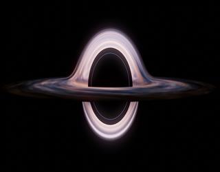 A rogue black hole has been seen leaving a far-off galaxy